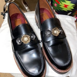 COACH Lenox Loafers with Appliqué